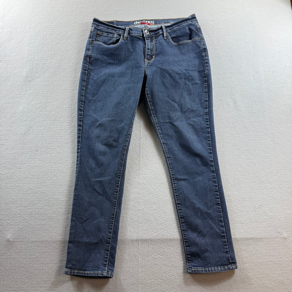 Denizen Levi's Womens 14 Blue Curvy Skinny Jeans 34x28